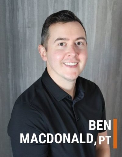 Ben MacDonald Physiotherapist Collegiate Sports Medicine